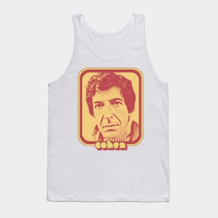 Leonard Cohen / Original Retro Fan Art Design Tank Top